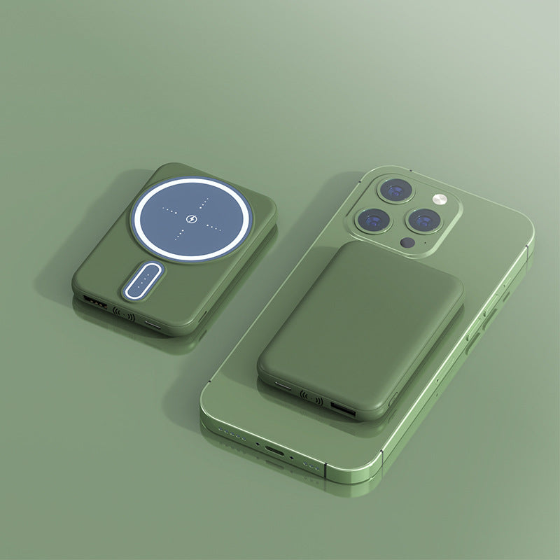 Magnetic Mini Wireless Charger - Fast Charging Power Bank